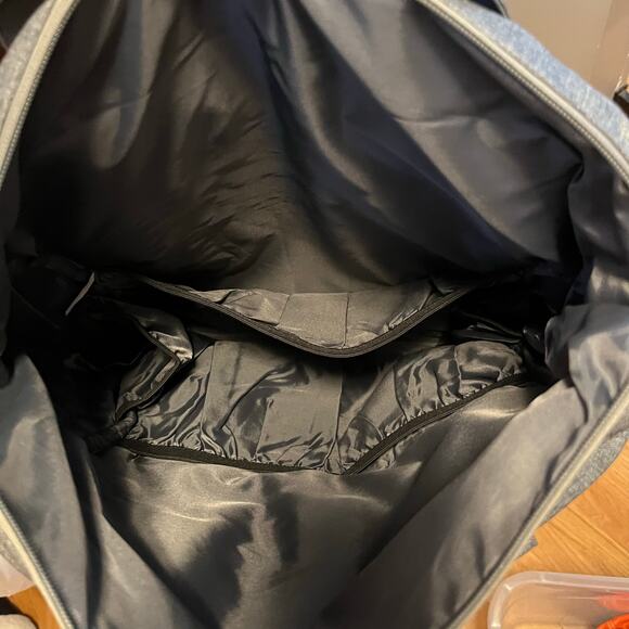 Modal Diaper Bag Backpack Gray Baby Modern Chic - Picture 3 of 5